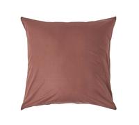 (Square - 60 x 60 cm, Chocolate) Egyptian Cotton Pillow Case 200 TC Equivalent 400 Thread Count