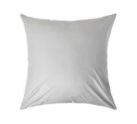 (Square - 60 x 60 cm, Silver Grey) Egyptian Cotton Pillow Case 200 TC Equivalent 400 Thread Count