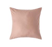 (Square - 60 x 60 cm, Taupe) Egyptian Cotton Satin Stripe Pillowcase 330 Thread Count