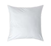 (Square - 60 x 60 cm, White) Egyptian Cotton Pillow Case 200 TC Equivalent 400 Thread Count