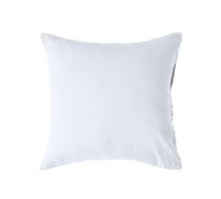 Homescapes European Linen Pillowcase, 60 x 60 cm in White Homescapes White 60 x 60 cm