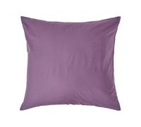 HOMESCAPES Purple Grape Pure Egyptian Cotton Euro Size Pillowcase 80 x 80 cm 200 TC 400 Thread Count Percale Equivalent Large Square Pillow Case with Zip