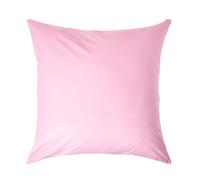 HOMESCAPES Pink Pure Egyptian Cotton Euro Size Pillowcase 80 x 80 cm 200 TC 400 Thread Count Percale Equivalent Large Square Pillow Case with Zip