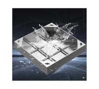 Square Access Inspection Lid Manhole Drain Cover - Invisible Design for Indoor/Outdoor Use Perfect for Gardens Schools and Yards (50x50x8cm / 19.6x19.6x3.14in)