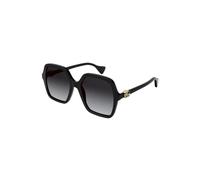 Square Acetate Sunglasses - female - Gucci - Sunglasses - Black - 56 MM - Accessories 56 MM