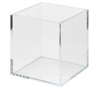 Square Acrylic Cylinder Photography Props Makeup Photography Drink Photography Transparent Tabletop Props Display Stand(Clear,30x30x30cm/12x12x12in)