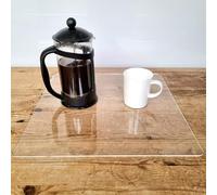 Square Acrylic Worktop Savers Clear 50cm x 50cm 19.5" x 19.5"