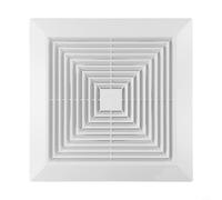Square Air Diffuser ABS Ceiling Vent Snap In Grille For HVAC Register White Air Conditioning Outlet Ventilation Hood Cover Ductwork End Cap Anti Design(200)