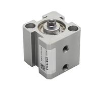 Square Air Pneumatic Cylinder Double Acting Compact SDA12 16 Bore 12 16mm Stroke 5-50mm Female/Male Thread 1Pcs(SDA12X35,-S with magent)