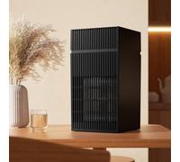 Square Air Purifier, With 3-Stage Filtration, USB-C Powered (5V/1A), Ideal For Home, Office, Better Sleep, 23.5 * 12.5 * 12.5 Cm, 380G(Black)