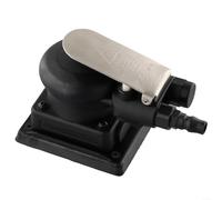 Square Air Sander, 75X100mm Pneumatic Orbital Polisher, 10000 RPM With 1/4" Air Inlet, For Car/Wood/Metal Polishing & Rust Removal, 0.6-0.8Mpa Working Pressure, Black (Sandpaper Not Included)