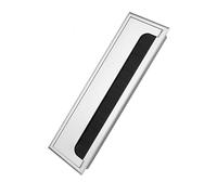 Square Aluminium Desk Computer Wire Cable Tidy Outlet Insert Hole Top Cover Durable Sturdy Cable Management Solution for Office Table Computer Desk Aluminium Alloy Large Medium (L)