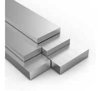 Square aluminium flat bar， Aluminum Flat Bar, 3-5Mm Thick, 500Mm Length, 6061 Solid Plate, Durable Metal Stock for For Industrial Building(3 * 60mm)