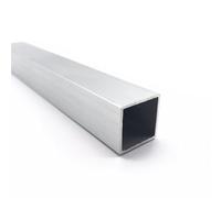 Square Aluminum Tube, 1pc 20x20mm Aluminum Alloy Square Tube Rectangular Profile Decorative Partition Industry(20x20x1mm 500mm)
