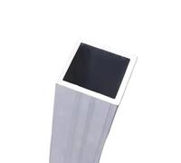 Square Aluminum Tube, 1pc Aluminum Alloy Square and Rectangular Tubes Model Brackets for Decoration 8mm-30mm Profile Industry(49cmx35x35x2mm)