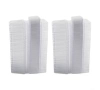 Square and Round Wax for mold Cups 100pcs Plastic Clear Square(100pc squares)