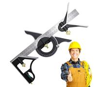 Square Angle Ruler,High Precision - Woodworking Ruler | Multi-Functional for Carpentry Engineering Construction