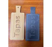 Square Appetizer Tapas Serving Board with Handle