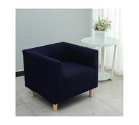 Square Armchair Covers for Living Room - Stretch Solid Color Elastic Slipcover with Removable, Soft Single Tub Chair Protector for Small Sofa Home Cafe Club Pet Friendly (O,One Size)