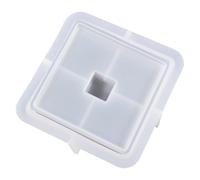 Square Ashtray Resin Mold - Premium Milky White Silicone, DIY Epoxy Casting Mold, Multi-Purpose Craft Resin Art, Large Ashtray Creation, Safe Material | Decor, Gift Crafting fo
