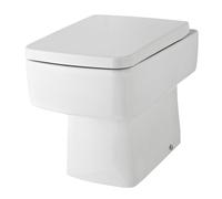 Square Back to Wall Toilet Pan - 400mm x 350mm x 520mm Balterley White One Size