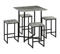 Square Bar Table with Stools