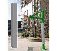 Square Basketball Goal Padding for Pole Wrap Around, 7 X 7 Support Post Pole Cover for Basement Garage Inground, Custom Collapse Barrier Attachment(Gray,H 36(3ft))