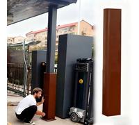Square Basketball Pole Pad, Protective Column Wraps for Porch/Garage/Basement, Outdoor Metal Pole Cover for Various Sizes