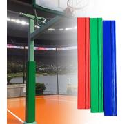 Square Basketball Pole Padding, Weather Resistant Waterproof Garage All Weather Pad, Easy Installation, Impact Resistant, to Training/Game/Exercise(Green,18 * 18cm(7 * 7in))