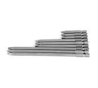 Square Bit Set, 9Pcs Square Hole Drill Bit 50/100/150mm Alloy Steel Magnetische Square Head Screwdriver Bits Set Square Drive Bits Square Head Screwdriver for Rechargeable Drill