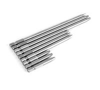 Square Bit Set, Square Head Screwdriver Square Drive Bits 50/100/150mm Alloy Steel Magnetische Square Head Screwdriver Bits Set 9Pcs Square Hole Drill Bit for Rechargeable Drill