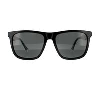 Square Black Grey Polarized Sunglasses Polaroid Black One Size