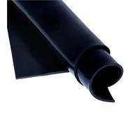 Square Black Silicone Rubber Sheet - 200x200mm/500x500mm for DIY Projects - Durable, Easy to Clean, Anti-Fatigue,1pcs(500x500x1.5mm)