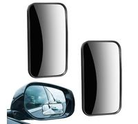 Square Blind Spot Mirror - Wide Angle Convex, Parking Mirrors, 360 Degree Adjustable, Universal, Side Rear View Security, Waterproof Car Rearview For Suv Trucks Automotive Traffic Safety Vehicle Sedan