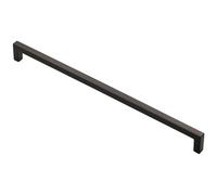 Square Block Handle Pull Handle 330 x 10mm 320mm Fixing Centres Matt Black