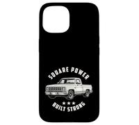 Square Body Truck Built Strong Design Case for iPhone 15