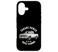 Square Body Truck Built Strong Design Case for iPhone 17
