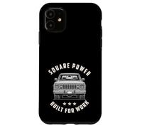 Square Body Truck Work Style Design Case for iPhone 11