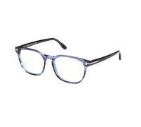 TOM FORD FT5868-B 092 Man Optical frames Acetate Blue Squared Normal