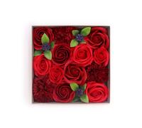 Square Box - Classic Red Roses