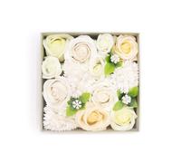 Square Box Wedding Blessings Gift Set With Soap Flowers