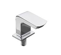 Square Brass Bath Faucet with Switch Shower Diverter Cascade Spout Triple Handle Compatible with Showerhead and Cartridge and Stylish Design (Faucet 13)