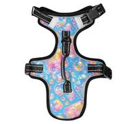 Square Bubble Colorful Cute Reflective Dog Vests for Large for Bunny Working Waterproof Animal Vest for Dogs with Handle chalecos para Perros Medium