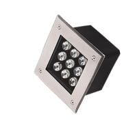 Square Buried LED Landscape Lights IP67 Waterproof Stainless Steel Spotlight 12V Recessed Ground Garden Lamp for Terrace Pathways Garage & Outdoor Illumination