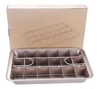 Square Cake Pan 31.5x20cm Non Coating Baking Sheet for Lasagne Shepherds Pie Roasting Tray Dishwasher Safe