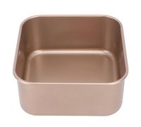 Square Cake Pan, Nonstick Deep Baking Sheet Carbon Steel Bakeware Even Heat Distribution for Cake, Bread, Barbecue (Medium)
