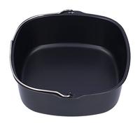 Square Cake Pan with Non-Stick Coating, HD9925, HD9860, HD9905 Hot Air Fryer Accessories, Baking Mould for Air Fryers, Cake Mould, Iron Fryer, Cake Pan, Bread Baking Basket (22 cm)