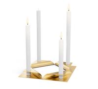 SQUARE CANDLE Candleholder Set gold