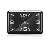 Square Car Air Vent Clock, Car Dashboard Clock Cars Air Vent Clip Quarz Clocks Universal Pocket Mini Stick-On Clock Car Dashboard Clock Decoration Cars Watch Interior Accessories