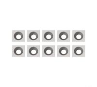 Square Carbide Inserts 11x11x2.0mm with 30° Bevel, 4 Edges, Replacement Cutter Blades for Woodturning, MDF, HDF, Softwood, Hardw